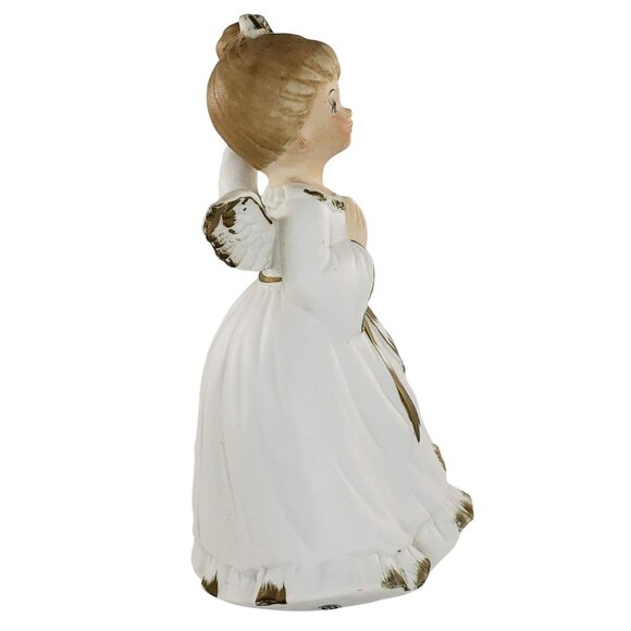 Vintage Ceramic Praying Angel Nightlight With Cord 6.75" Tall Christmas Guardian - Picture 3 of 8